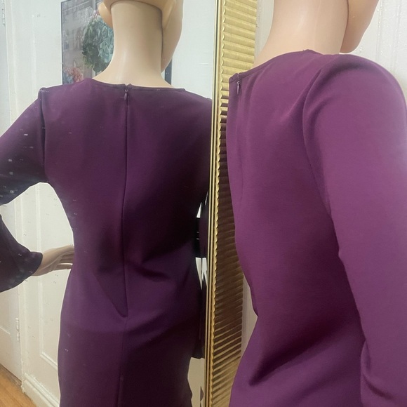 Lulu's Deep Purple Long Sleeve Dress - Picture 8 of 11